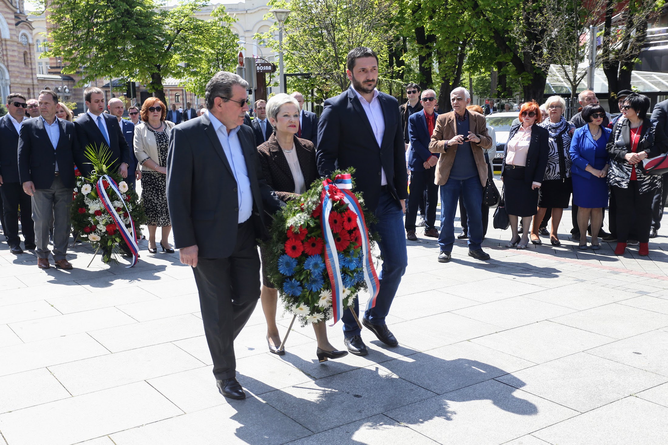 Полагање вијенаца поводом дана Града