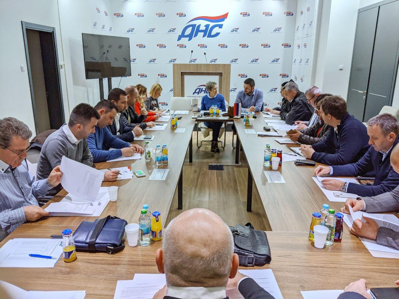 Одржана сједница Предсједништва Градског одбора – Наступамо јединствено